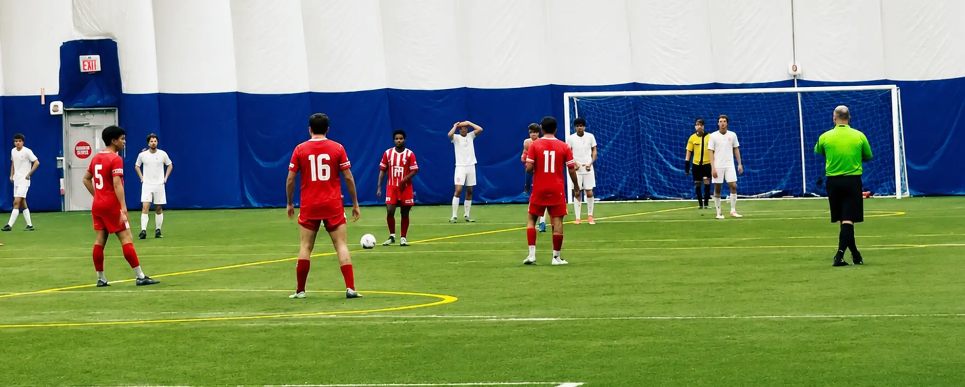 Indoor soccer field at Rossford Dome