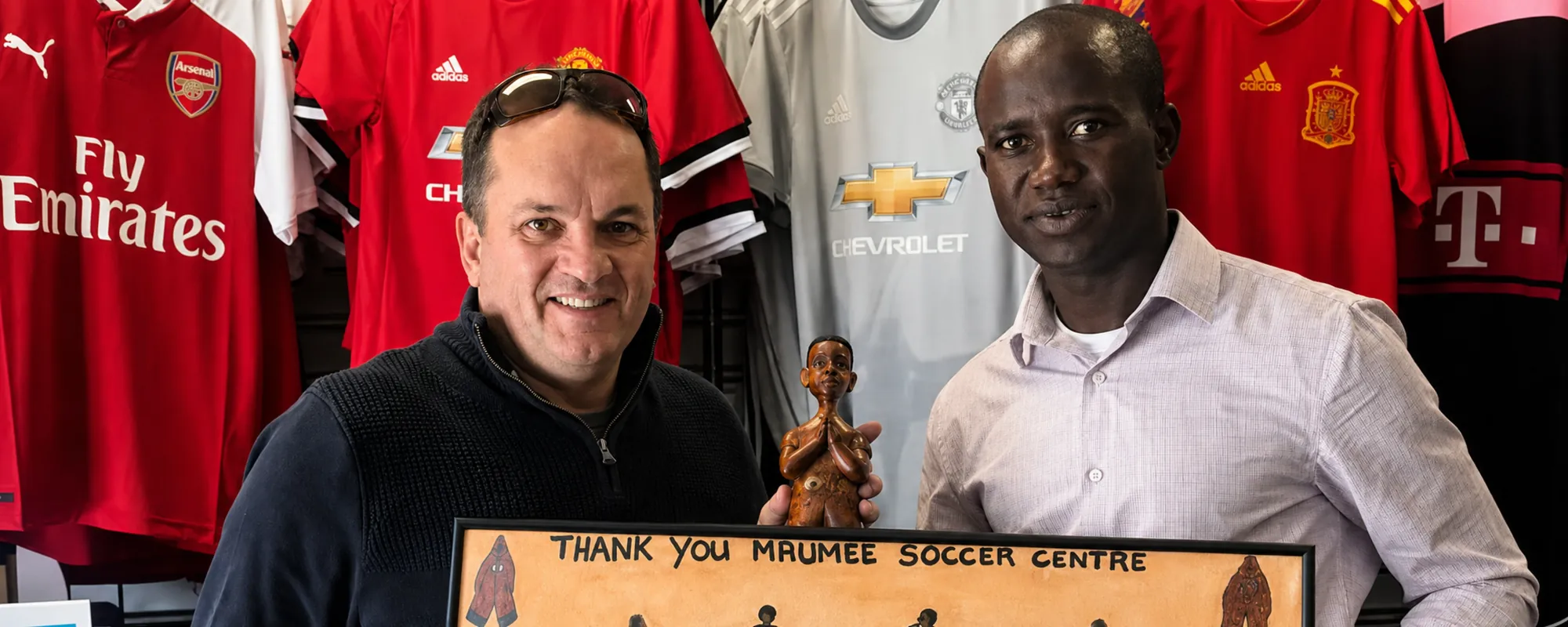 Soccer Centre thank you presentation